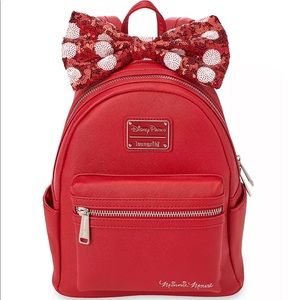 Disney Parks Loungefly Minnie Mouse Mini Backapck